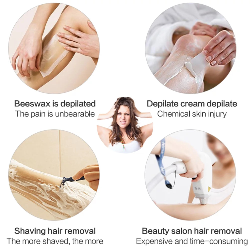 Laser Hair Removal for Women and Men with Cooling System,Upgraded to 990,000 Flashes Hair Removal Device on Facial Legs(Green)