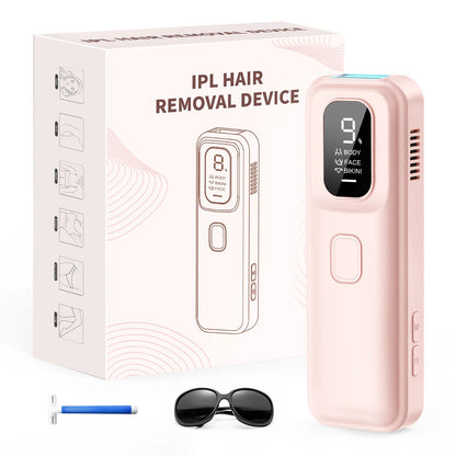 Electric IPL Permanent Laser Hair Removal, 999900 Flash Pulses Depilador, Bikini Trimmer, Laser Photoepilator for Women