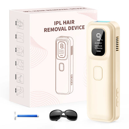 Electric IPL Permanent Laser Hair Removal, 999900 Flash Pulses Depilador, Bikini Trimmer, Laser Photoepilator for Women
